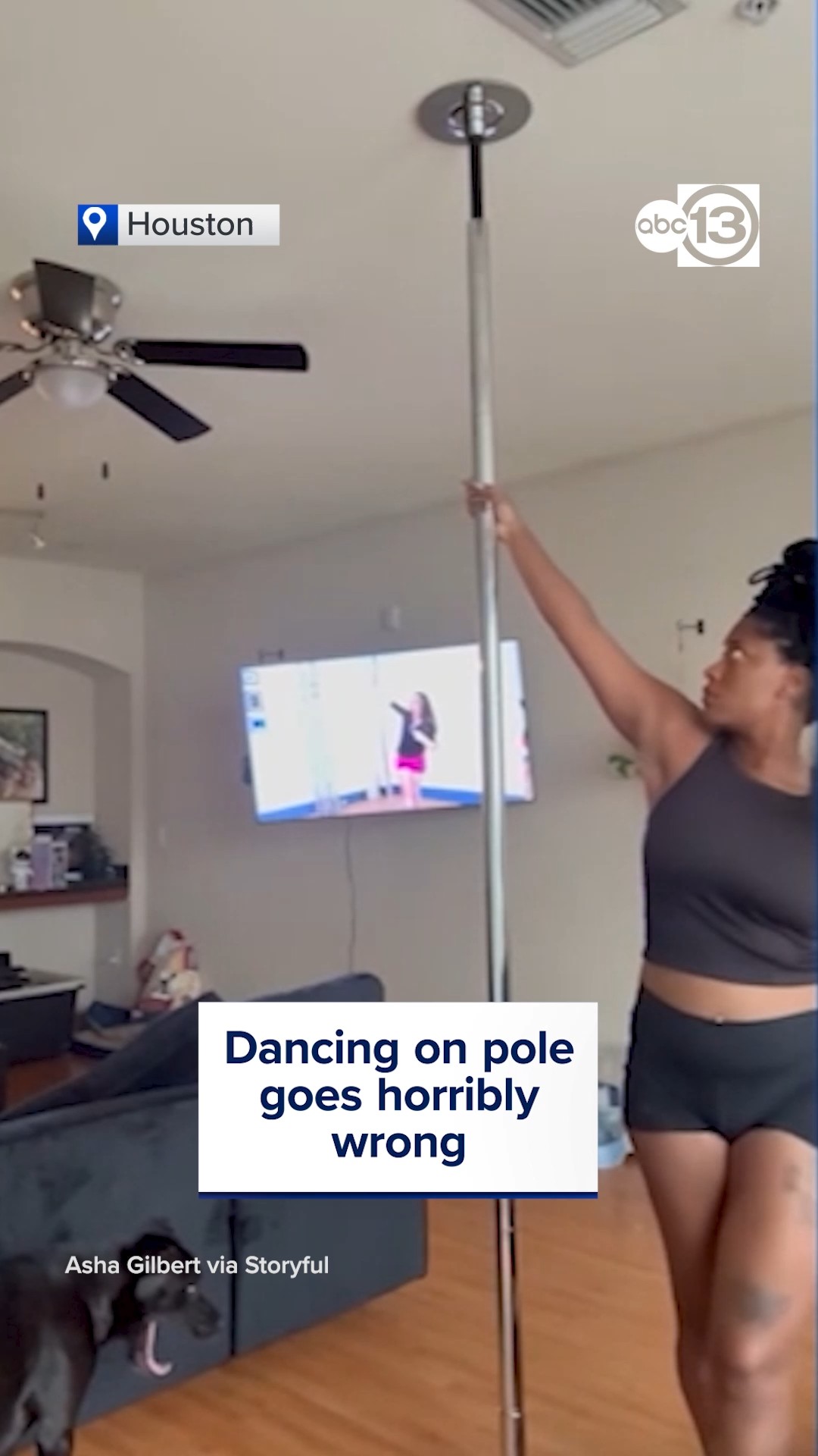 Pole dancer accidentally snaps sprinkler head, floods apartments