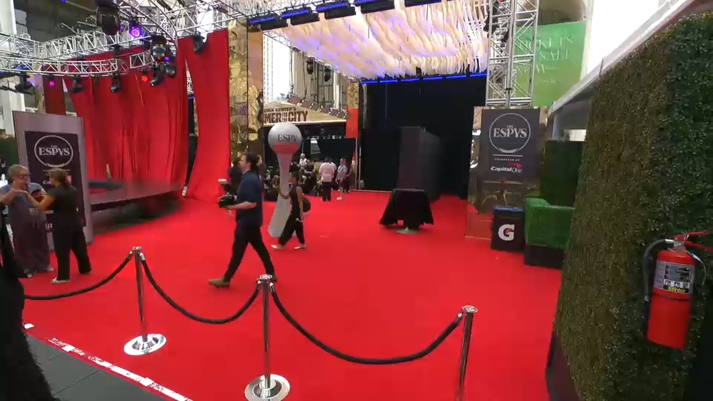 Red carpet ready head of 2026 ESPY Awards