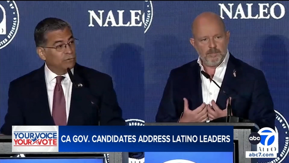 Governor's race: Becerra, Hilton court Latino voters at LA conference