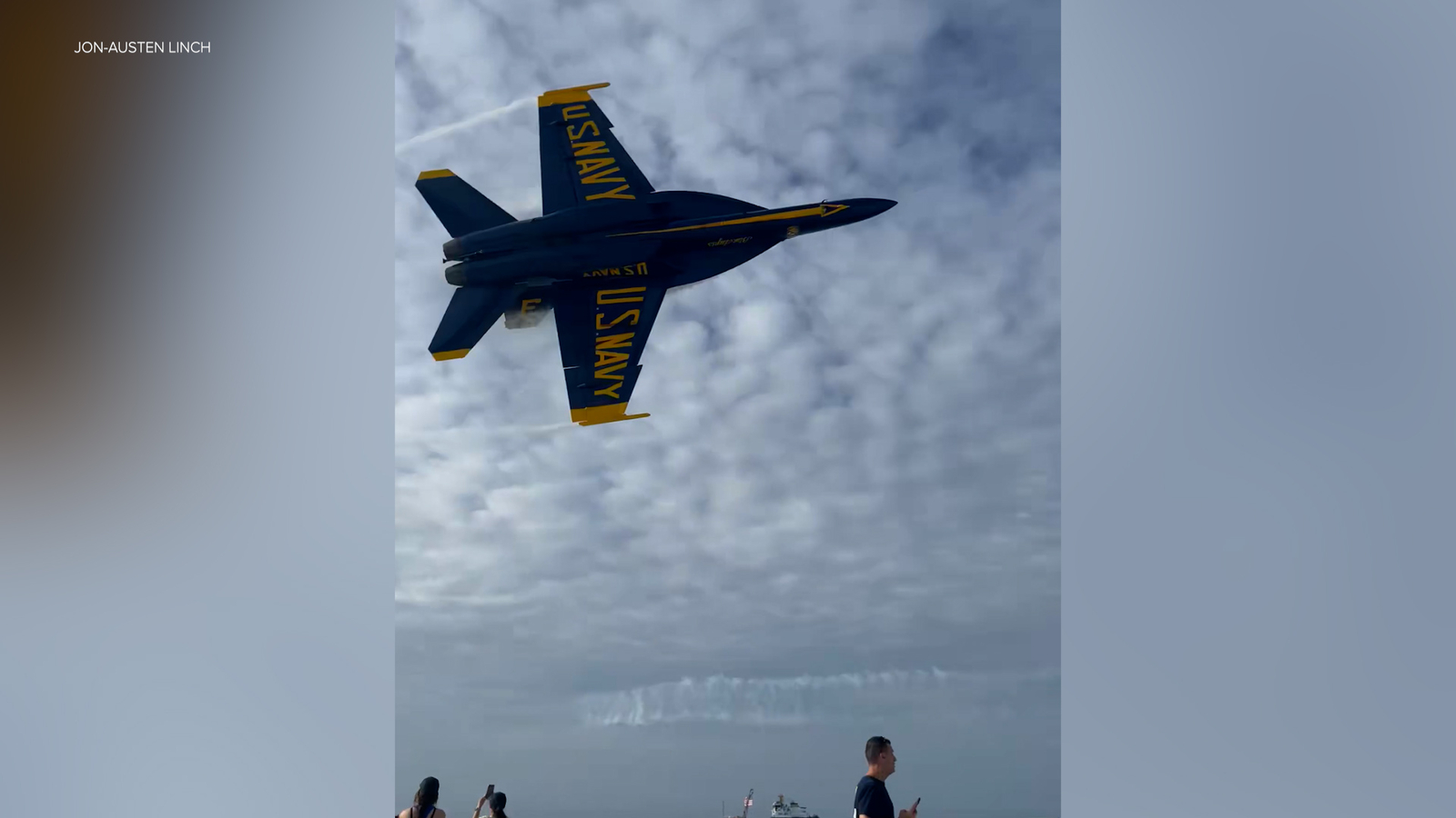 Blue Angels conducting review after jet flies over Florida beachgoers Blue Angels conducting review after jet flies over Florida beachgoers