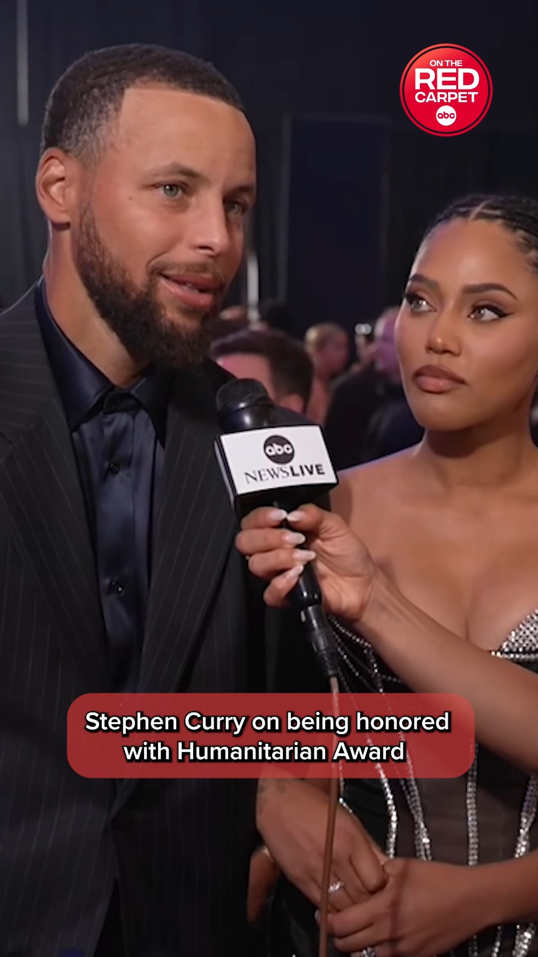 Stephen Curry reflects on Muhammad Ali Sports Humanitarian Award