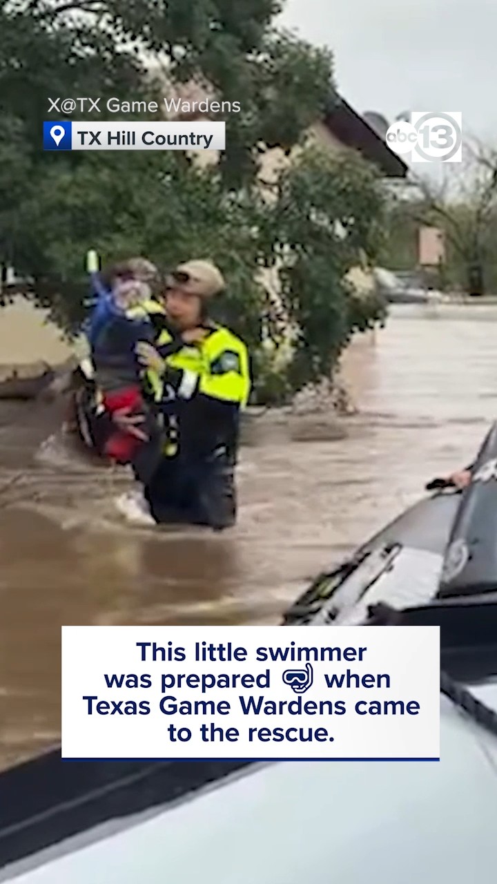Little swimmer was ready when TX Game Wardens helped him on his way