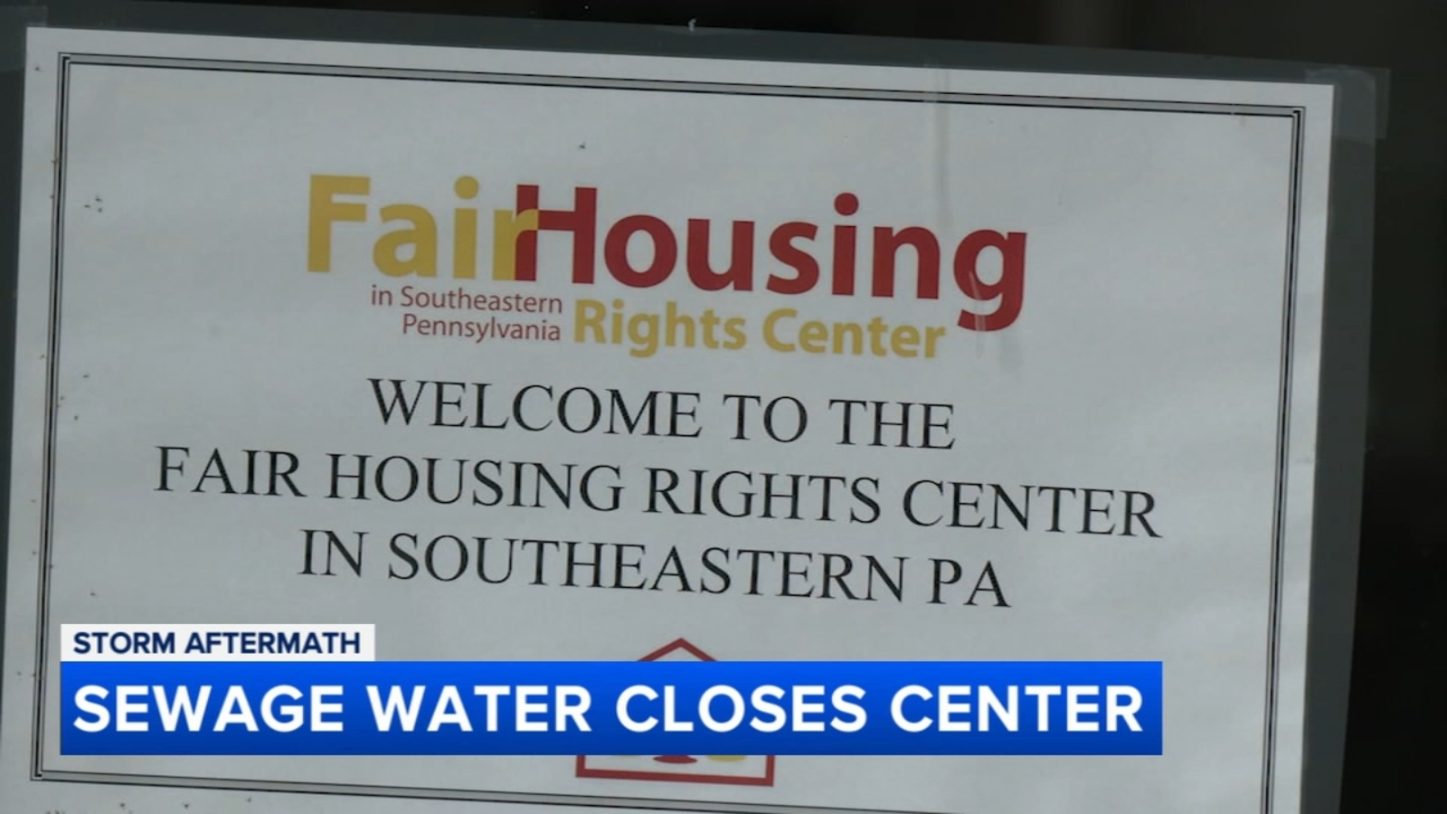 Fair Housing Rights Center forced to work remotely after sewage flooding damages office