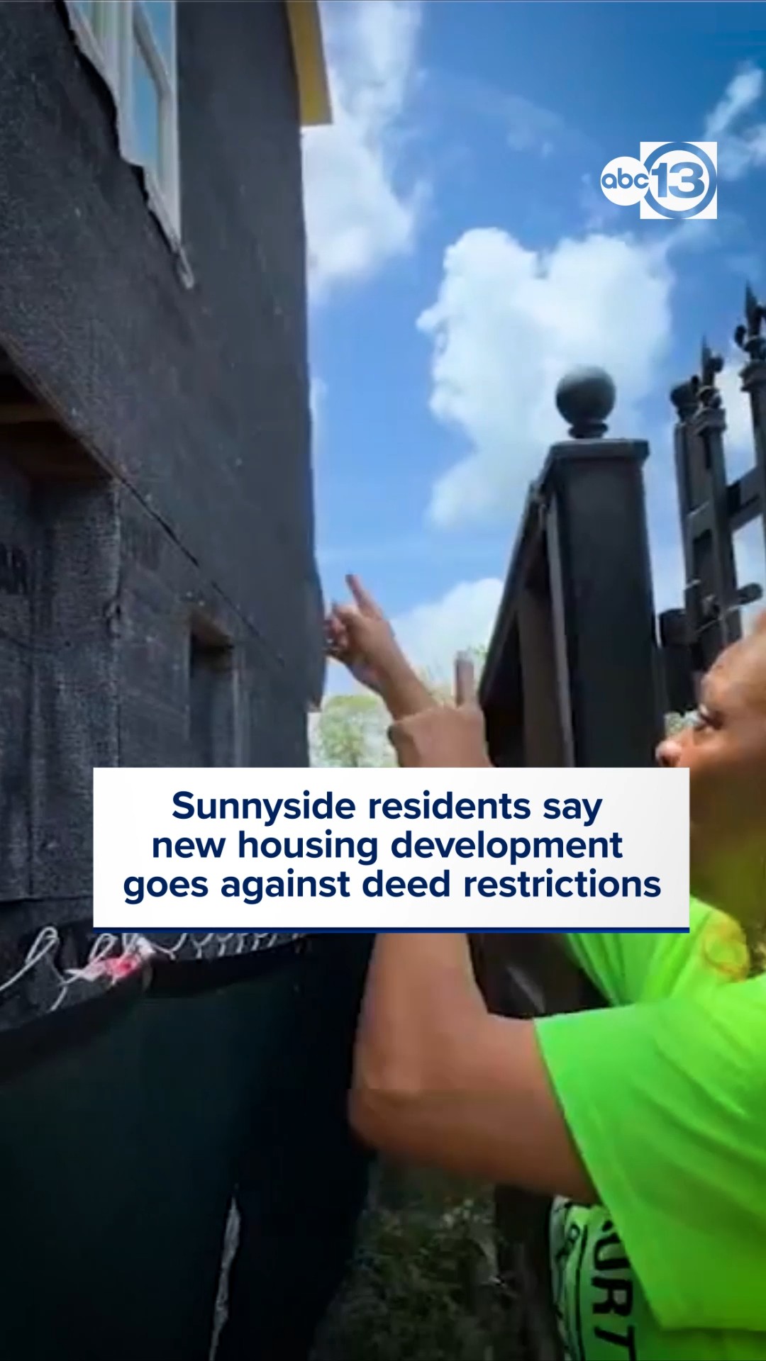 Sunnyside residents say new development goes against deed restrictions