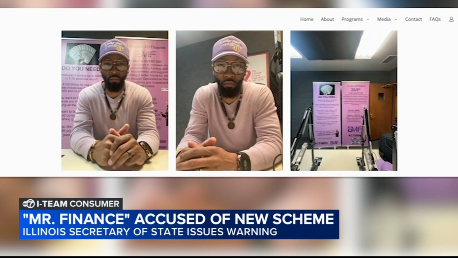 Illinois takes action against new business promoted by Chicago businessman 'Brandon Mr. Finance'