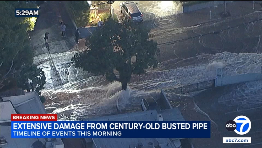 Timeline of West Hollywood water main break
