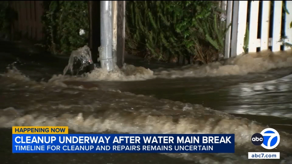 Water main break leaves West Hollywood facing long recovery