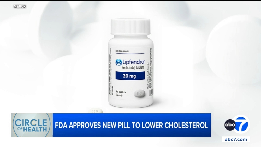 FDA approves 1st-of-its-kind pill to reduce cholesterol
