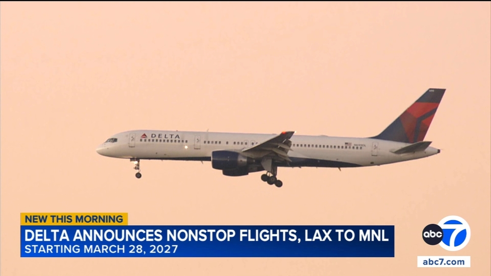 Delta announces first ever nonstop flights from LAX to the Philippines