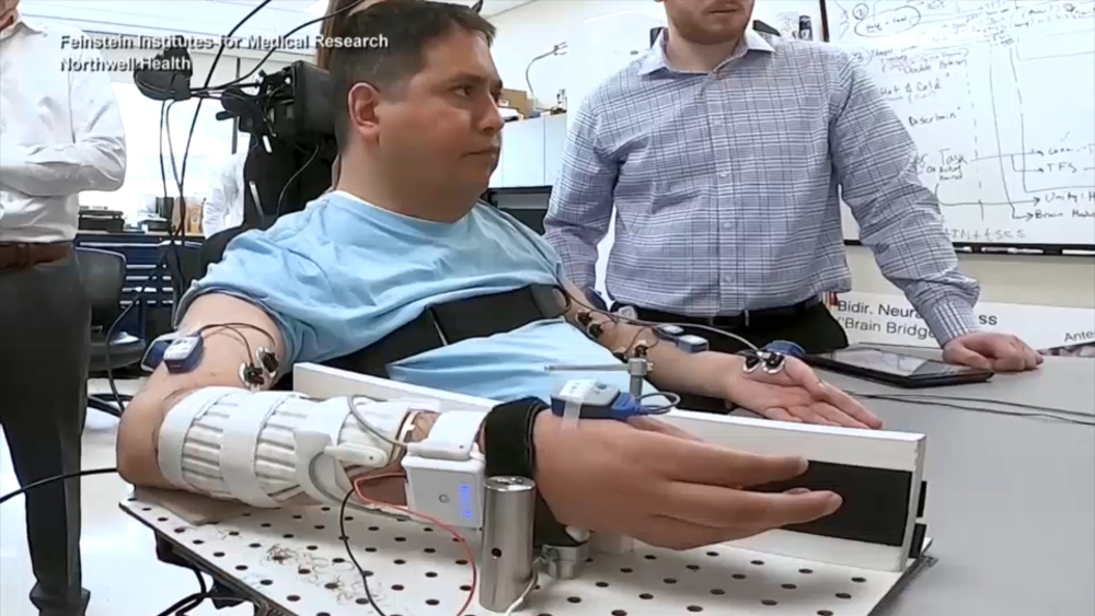 Man paralyzed from chest down undergoes first-of-its-kind procedure