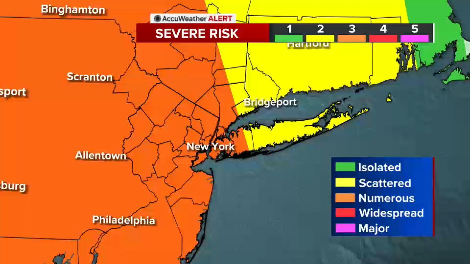 NYC faces severe thunderstorm and flash flood threat following smoke surge