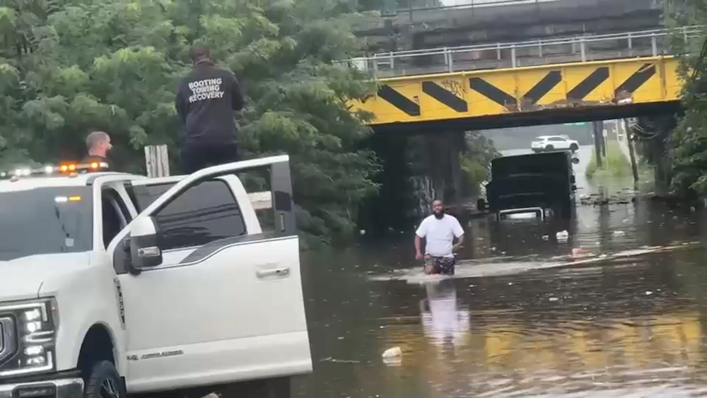 Flood warning issued to drivers in Newark