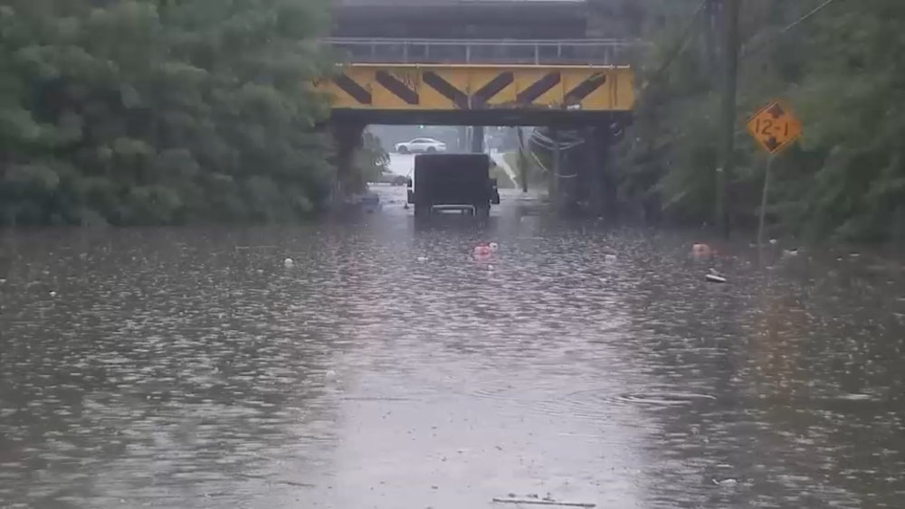 Flood warning issued to drivers in Newark