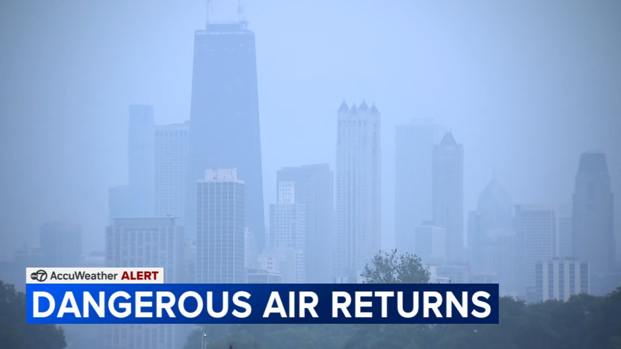 Chicago air quality to drop again as smoke returns, impacting events