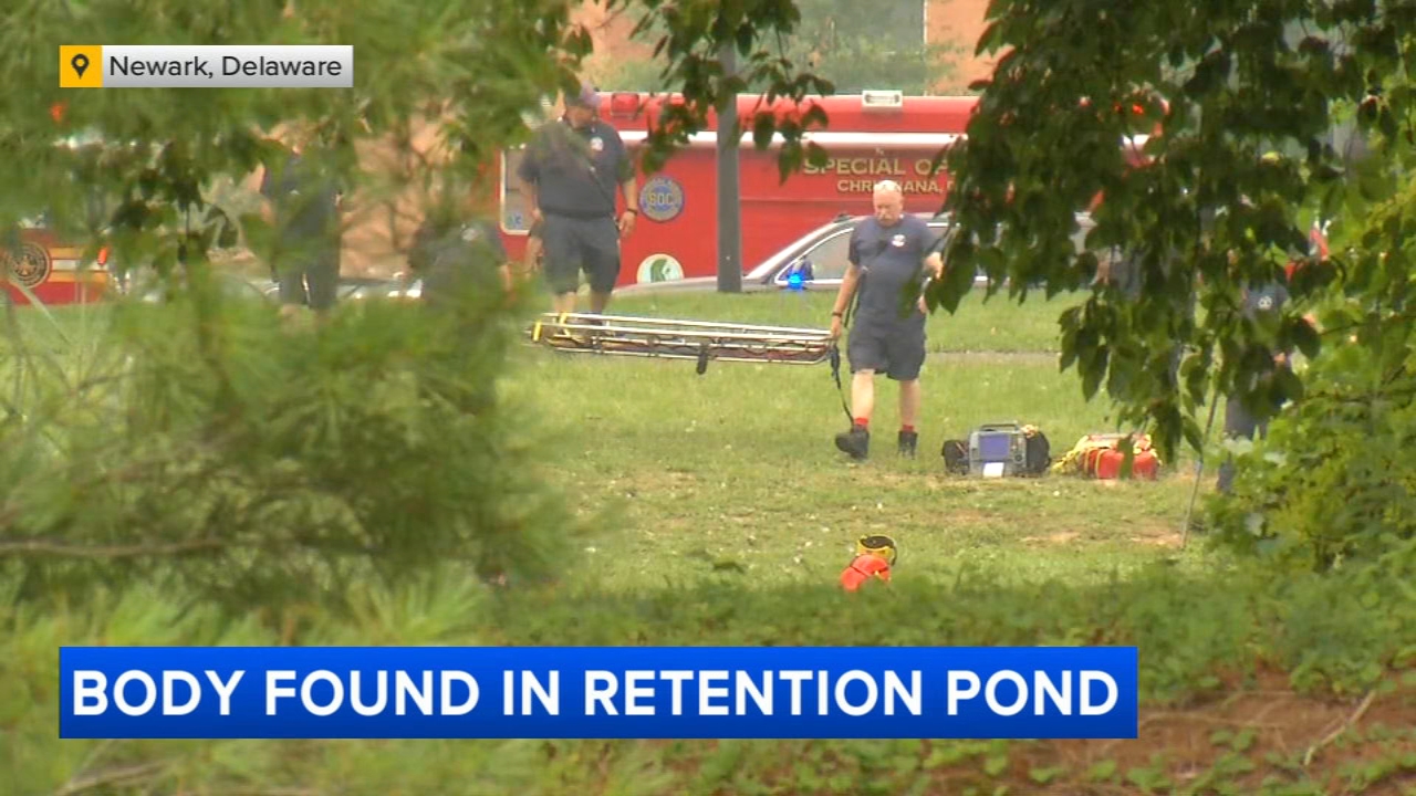 Body found in retention pond near Christiana Hospital in Newark, Del.