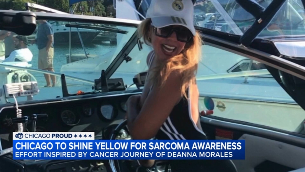 Chicago's skyline to shine yellow for sarcoma cancer awareness