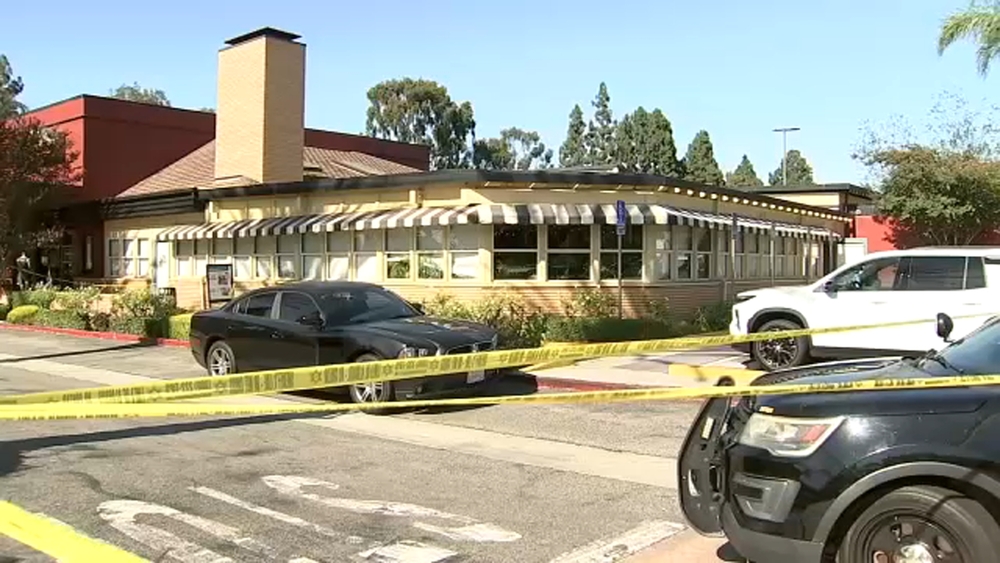 Man armed with knife fatally shot at Cerritos restaurant, sources say