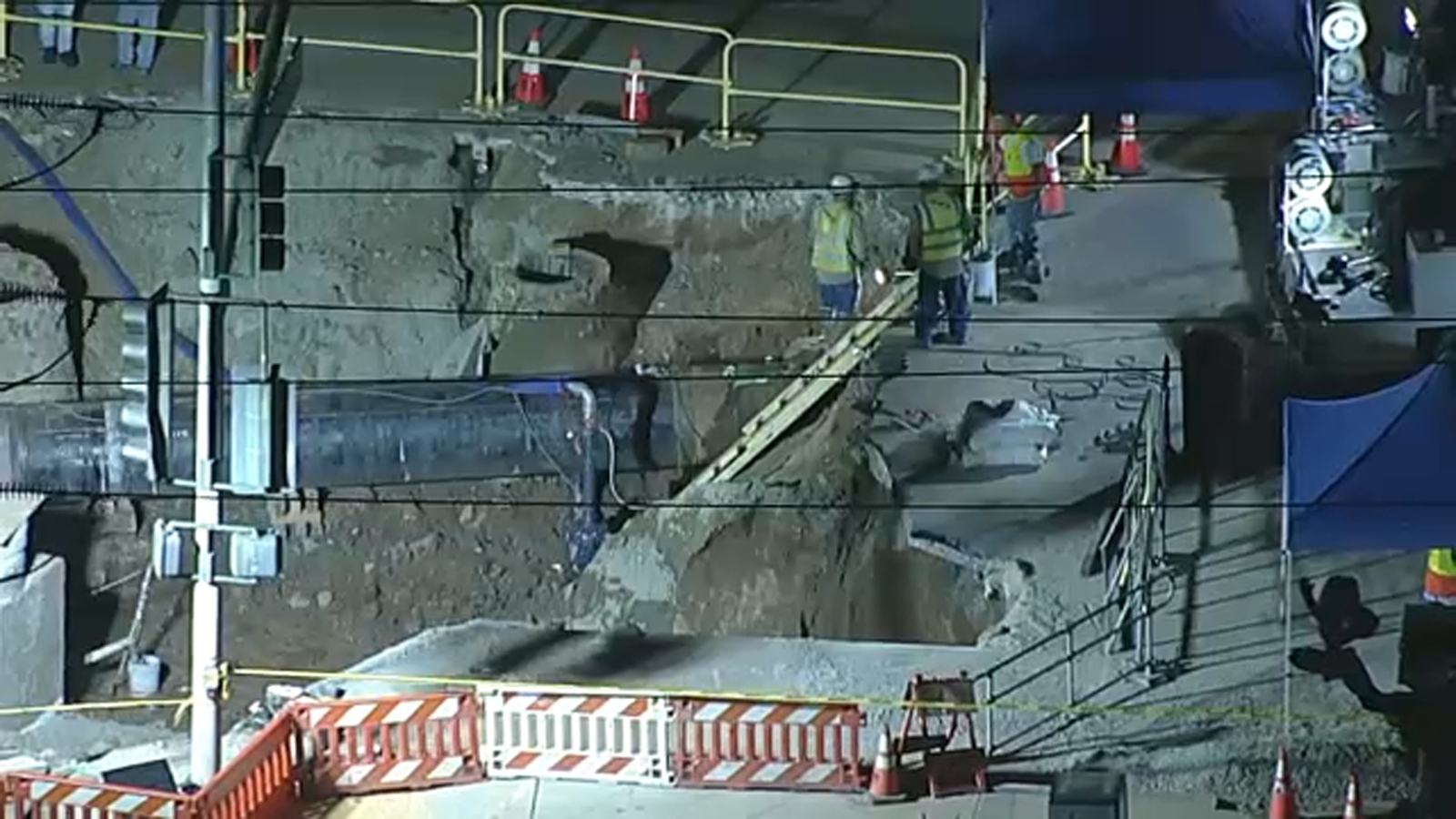 Work on water pipe that flooded West Hollywood to continue into workweek despite ‘significant progress’ Work on water pipe that flooded West Hollywood to continue into workweek despite ‘significant progress’