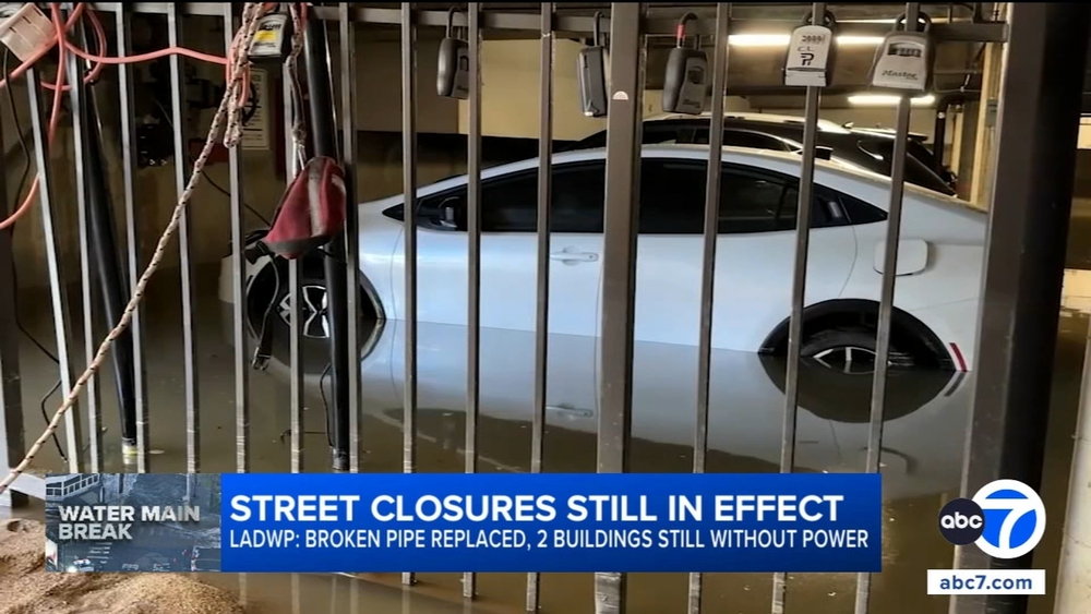 Up to 200 cars damaged in West Hollywood water main break, mayor says