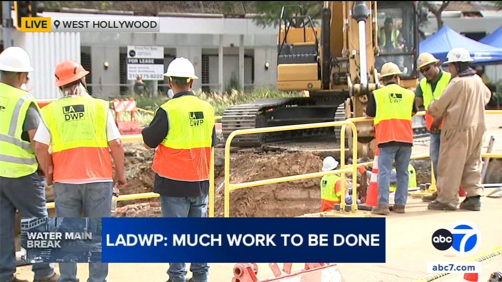 Sunset Blvd still closed after water main break. When will it reopen?