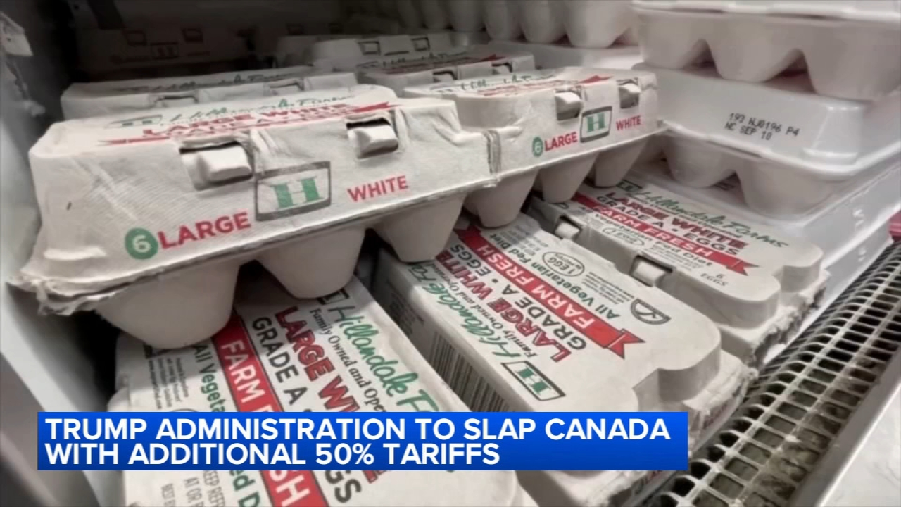 Trump slaps additional 50% tariff on certain Canadian goods