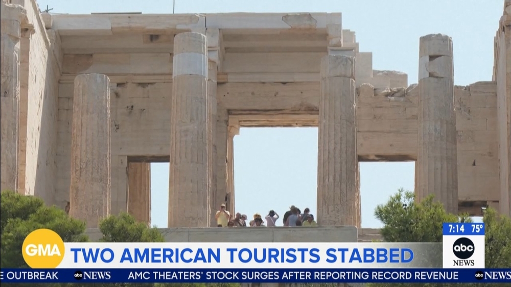 Man stabs and wounds tourists near the Acropolis in Athens, Greece