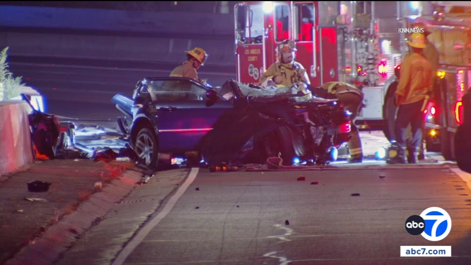 1 killed in reported wrong-way crash on northbound 405 Freeway in Hawthorne