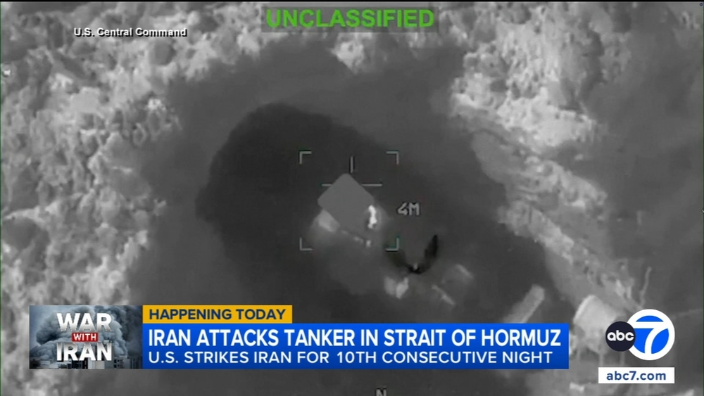 US strikes Iran for 10th consecutive night