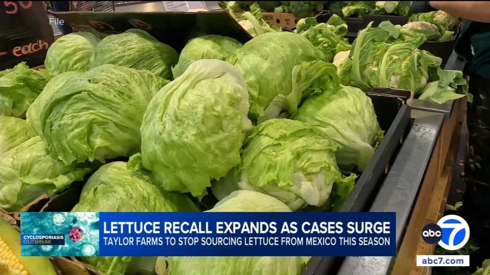 Cyclosporiasis outbreak: Lettuce recall expands as cases surge