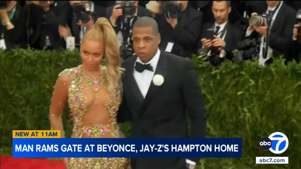 Man charged with ramming gate at Beyoncé, Jay-Z's NY home