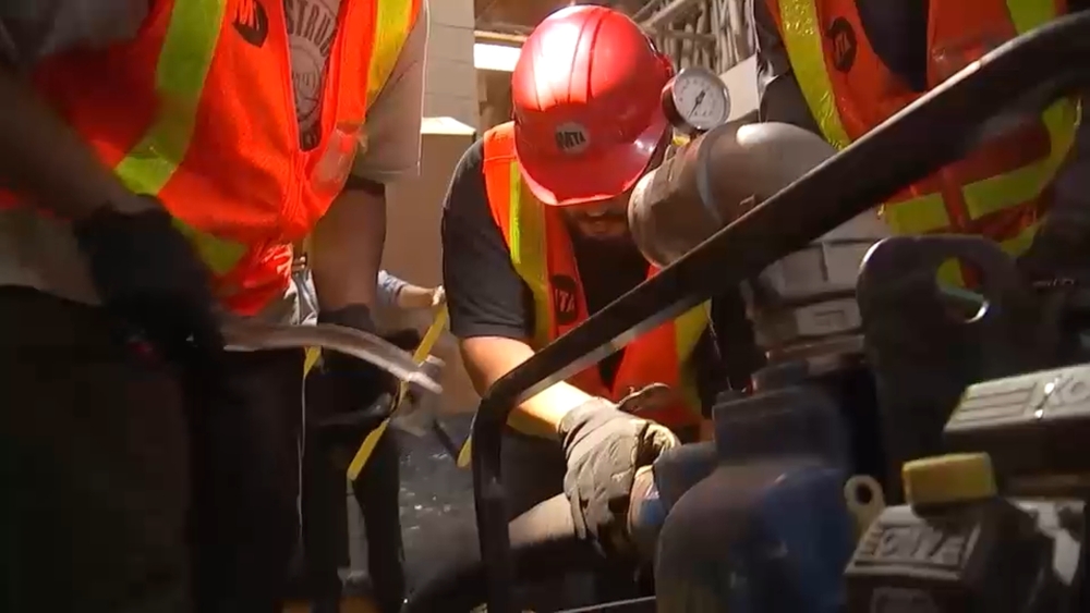 MTA deploys crews, pumps due to flooding