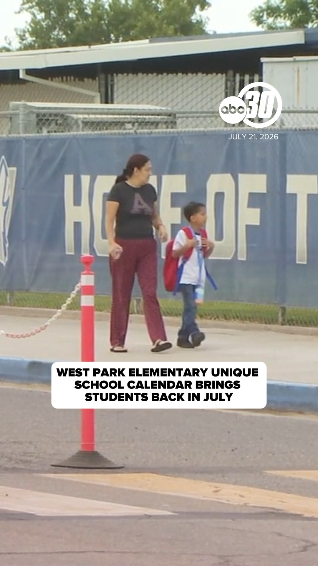 West Park Elementary's school calendar brings students back in July
