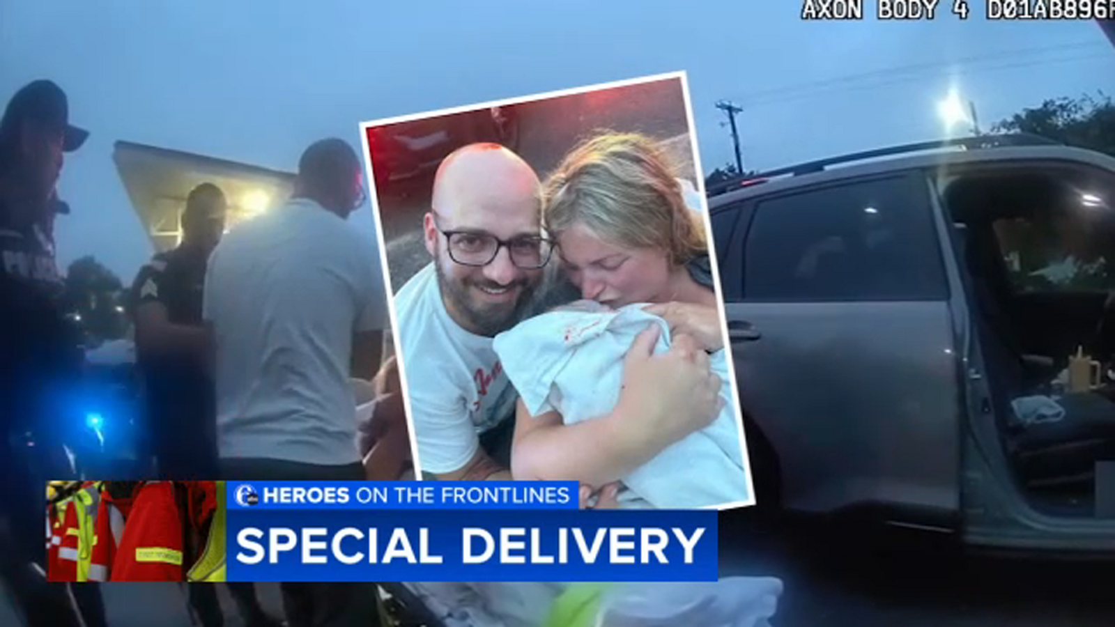 New Jersey officer helps deliver baby during labor emergency at Wawa parking lot