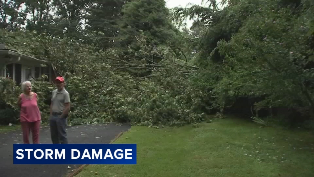 Cleanup begins after severe storms blow through Philadelphia region