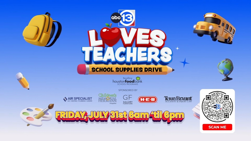 2026 ABC13 Loves Teachers School Supplies Drive