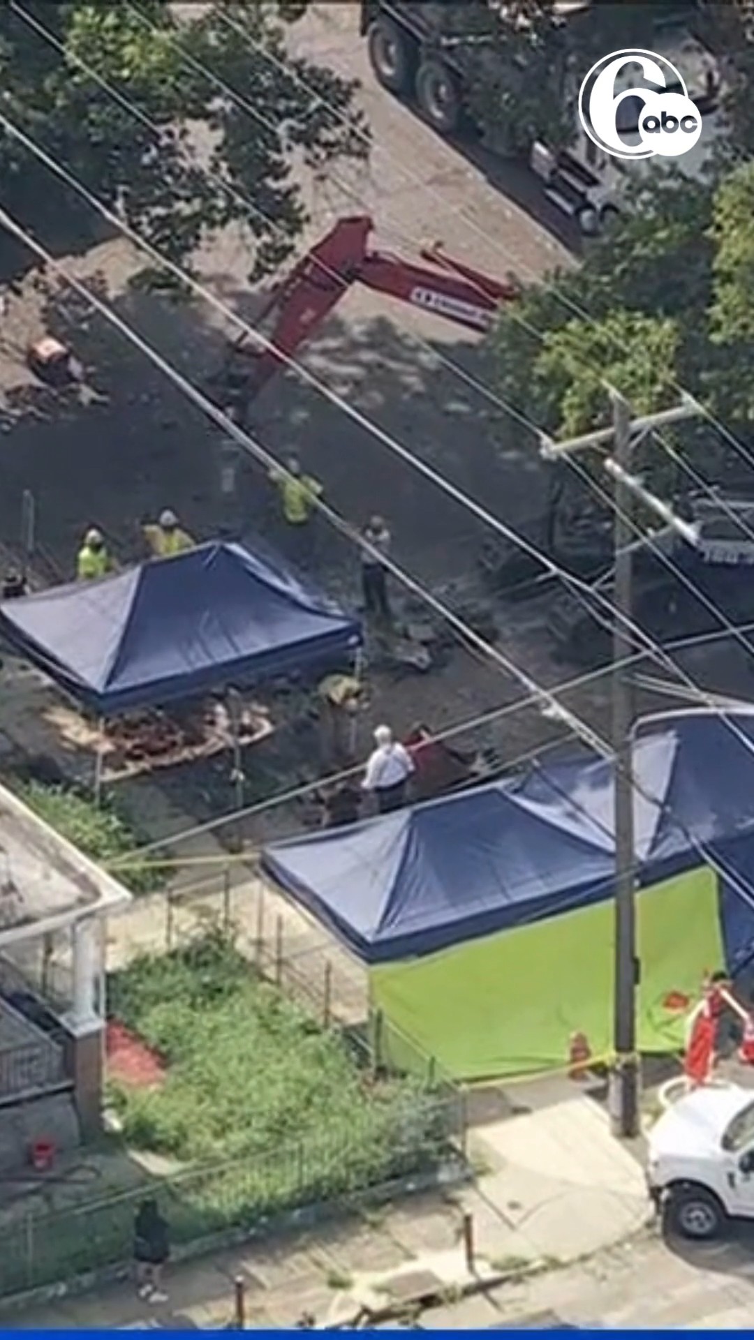 Excavation underway at home in Olney amid ongoing investigation