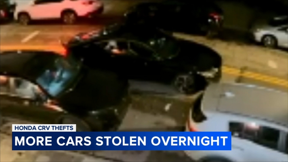 More cars stolen amid recent string of Honda CRV thefts in Philadelphia