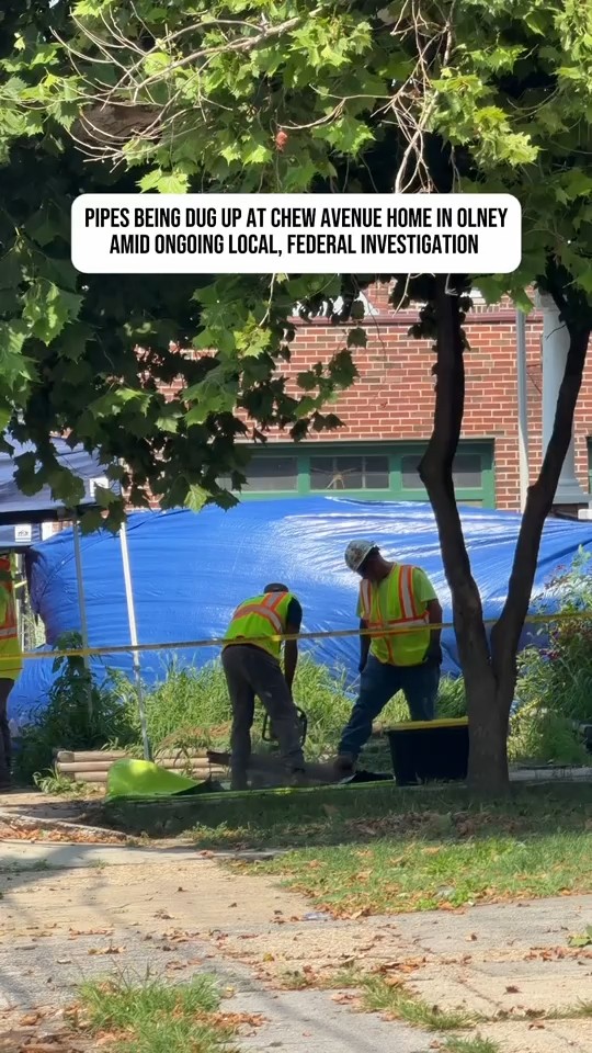 Excavation underway at home in Olney amid ongoing investigation