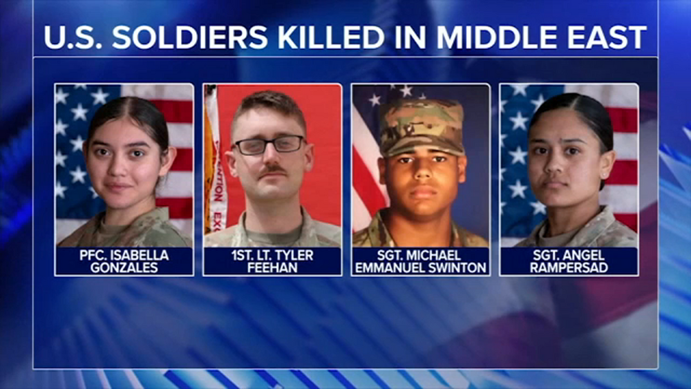 Trump attends dignified transfer of US service members killed