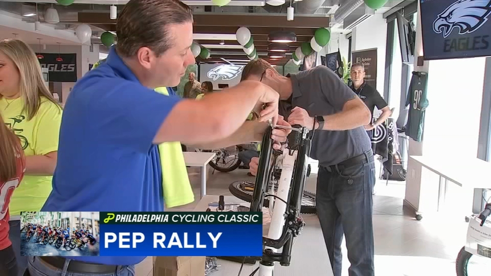 Pep rally held for Philadelphia Cycling Classic