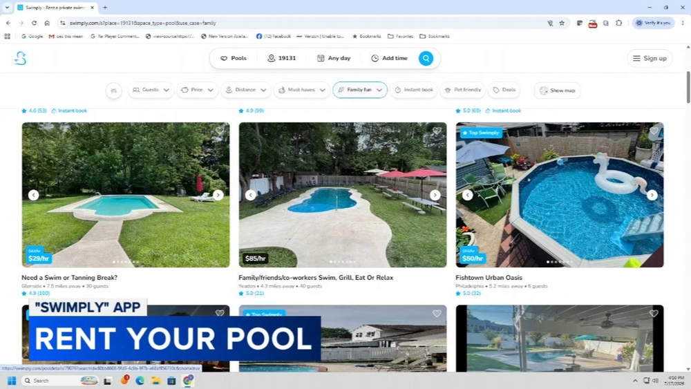 Swimply app helps you find pool time on a budget or make money by renting out your own pool