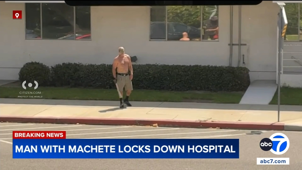 Machete-wielding man prompts lockdown at UCI Health in Los Alamitos