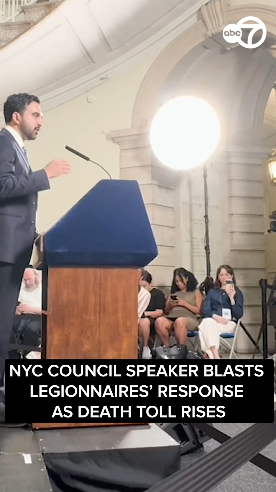 NYC council speaker blames Mamdani as Legionnaires' death toll rises