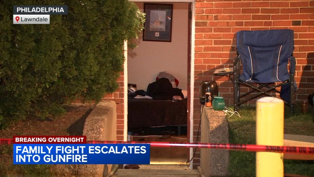 Family fight escalates to gunfire in Philadelphia's Lawndale section