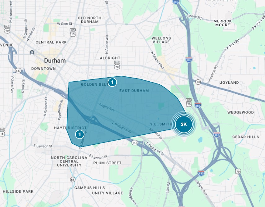 As of 7:30 a.m., over 2,000 customers are without power on July 23, 2026