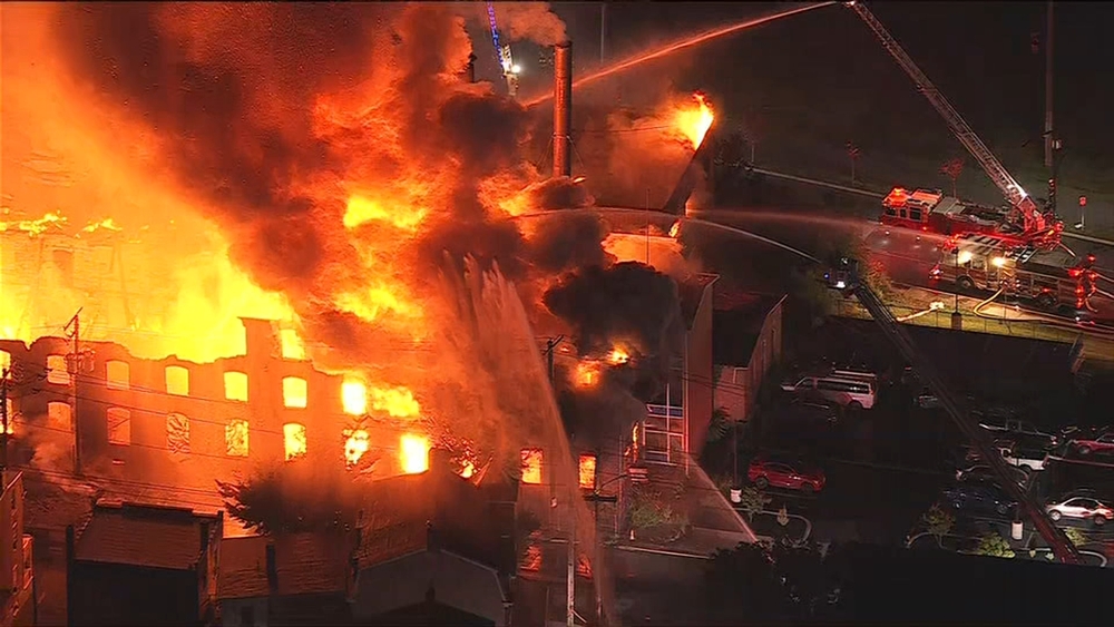 Teen admits to arson in massive Allentown fire at former factory