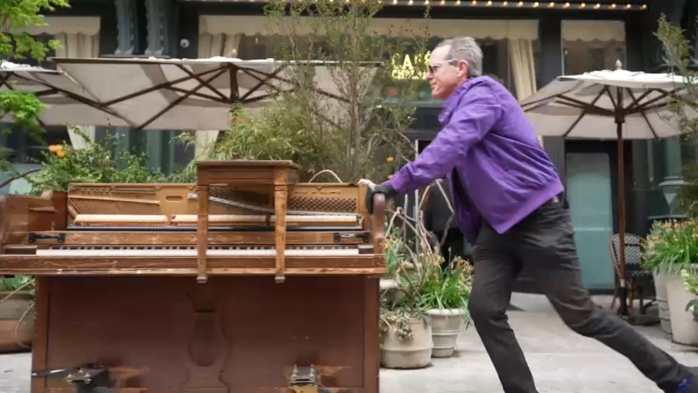 Meet the man pushing a 500-pound piano across NYC