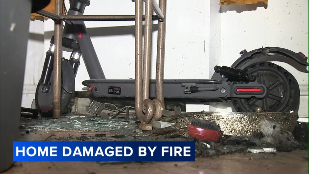 4 escape from house fire in Philadelphia's Mayfair section; charging hoverboard may be to blame