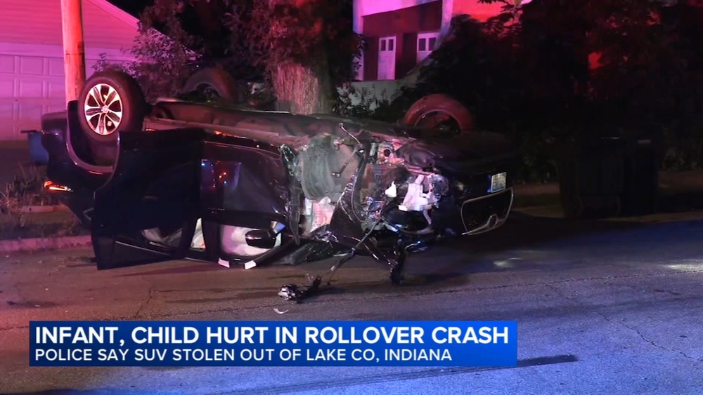 Indiana police chase ends with crash in Morgan Park
