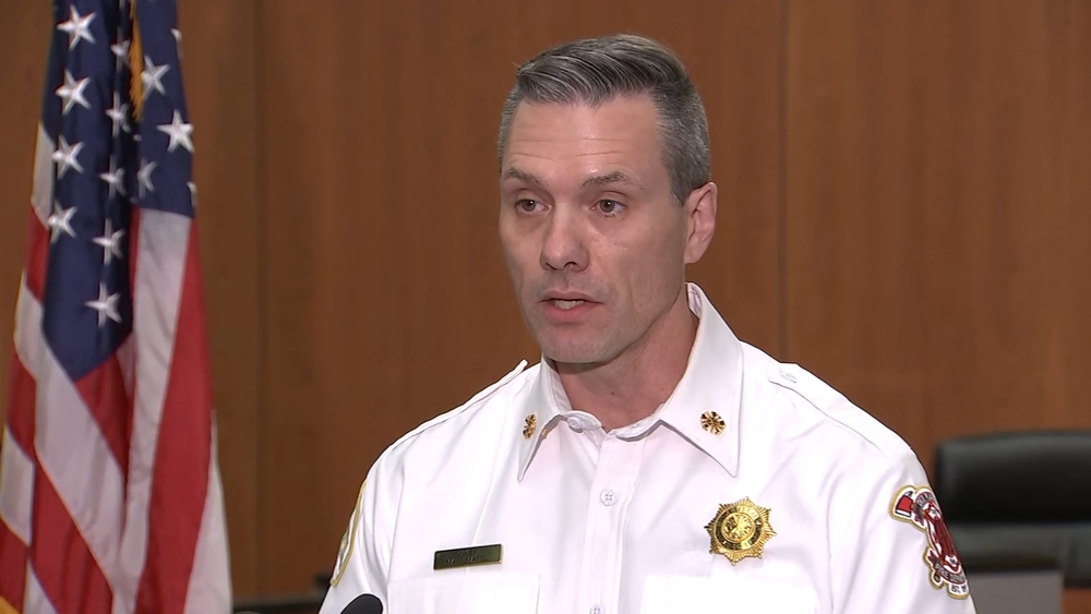 WATCH: Officials announce arson suspect's death in Des Plains condo fire